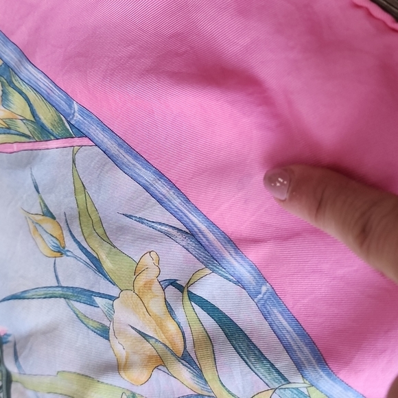 Original Rare 1989 Hermès Paris Silk Scarf “ Giverny” by Laurence Bourthoumieux - Picture 9 of 15